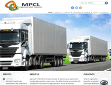 Tablet Screenshot of maxlogistic.com
